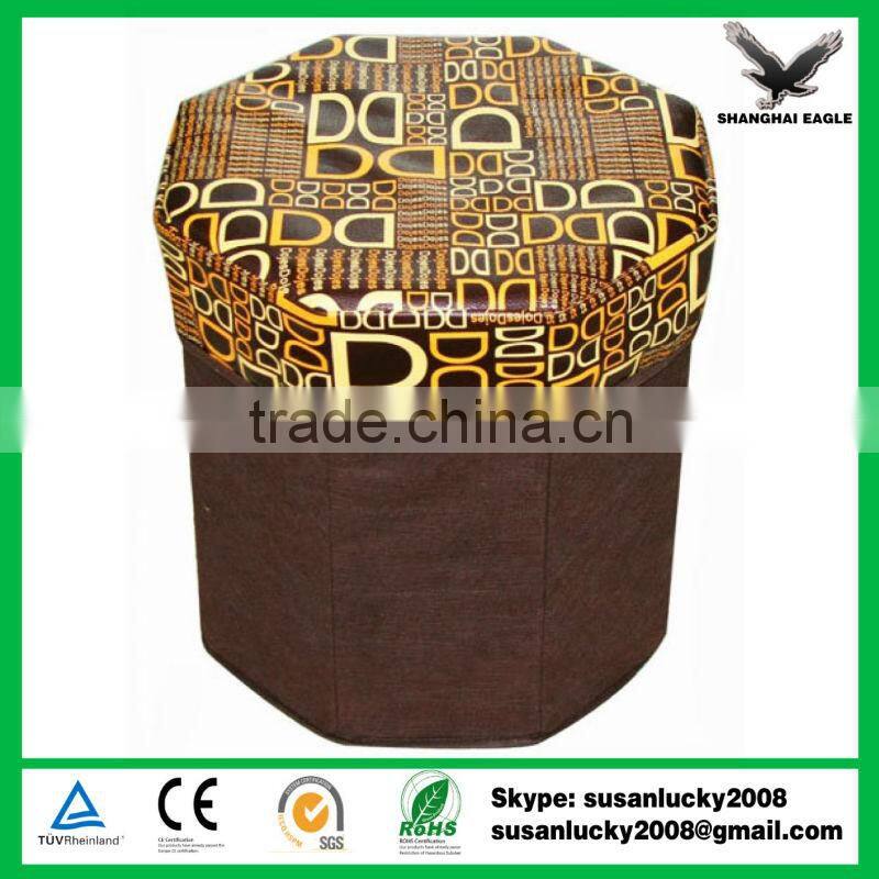 High Quality Non-Woven Foldable Storage Stool with Imprint Logo (diectly from factory)