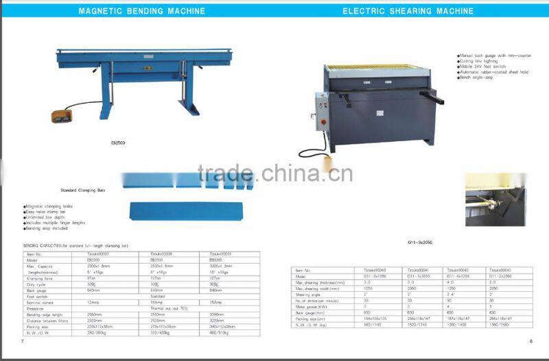 Easy operate EB2000 bending machine