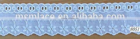 2015 china top one double side cotton lace