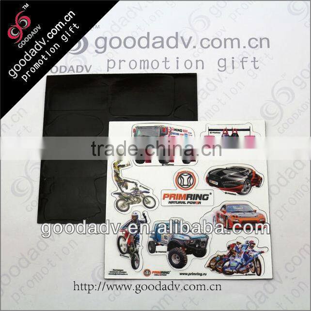 MOQ 1000pcs Full color printing puzzle refrigerator magnet