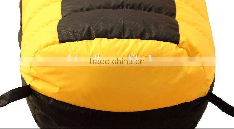 Outdoor backpacking goose down mummy adult winter sleeping bag