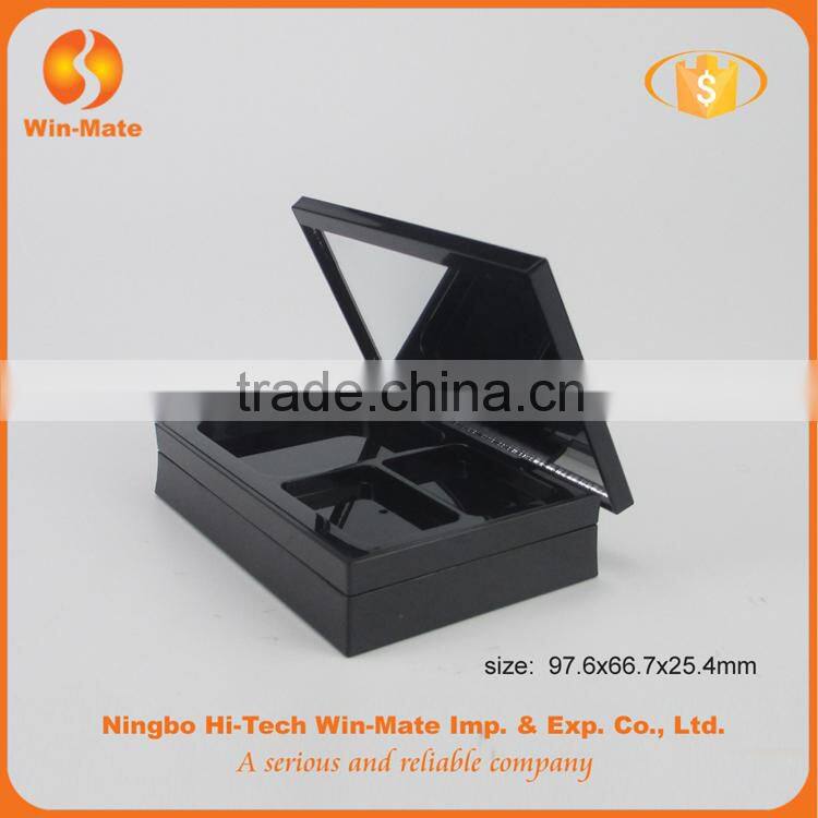 China wholesale empty cheap eyeshadow box with mirror,empty eyeshadow b
