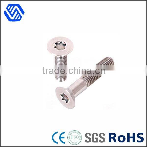 torx head screw fasterner stainless steel anti theft screw bolt