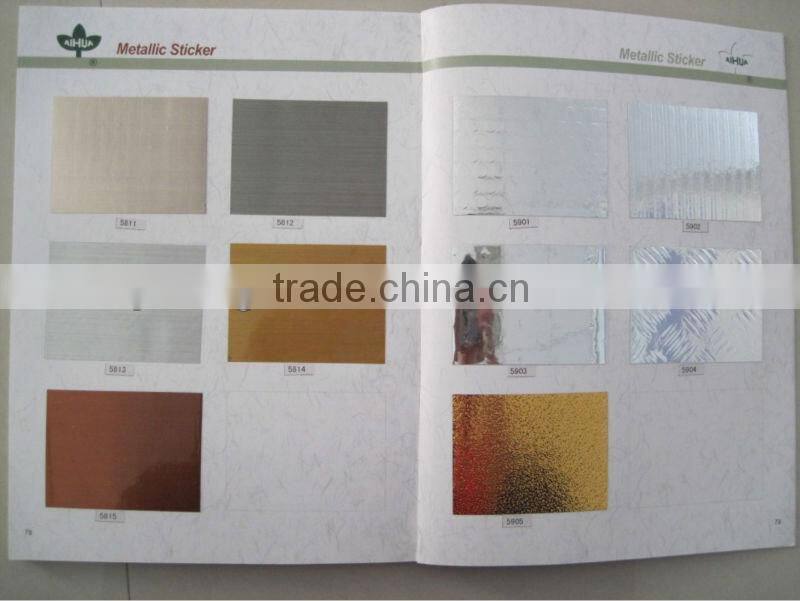Self adhesive metallic decoration pet film 5902