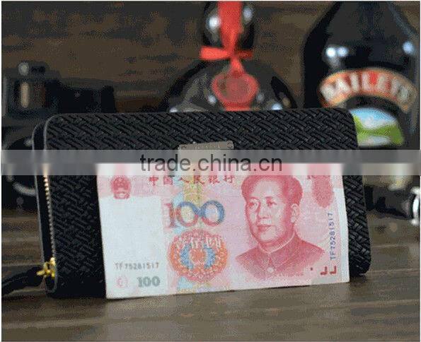 2013Promotion hotsell Zipper leather designer wallet for men