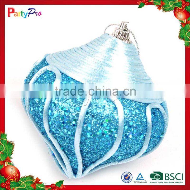 Partypro 2015 New Designs Various Shape Colorful Big Plastic Christmas Ball