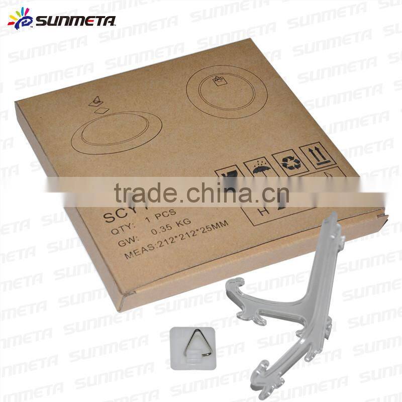 SUNMETA factory Personalized 8 inch sublimation ceramic plate for 3D vacuum machine