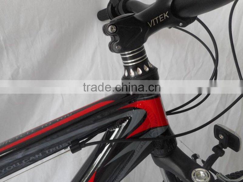 26 inch new type alloy frame suspension fork cheapest mountain bike