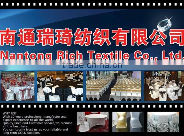 Cheap wedding pinwheel taffeta table cloth, table cover