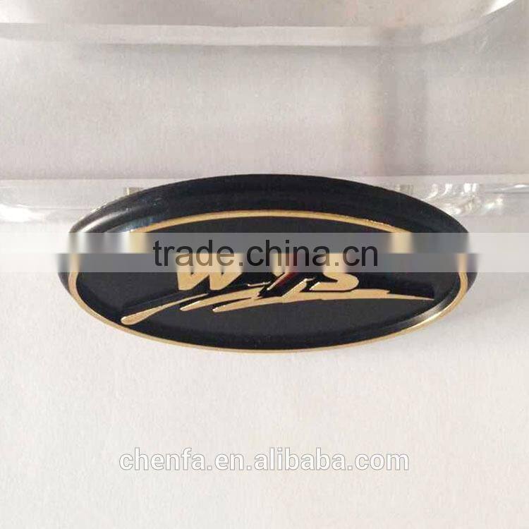 Promotional custom chrome badge emblem for car and motorcycle