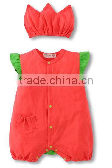 wholesale infant clothing summer cotton animal shape fashion clothes toddler baby bodysuit
