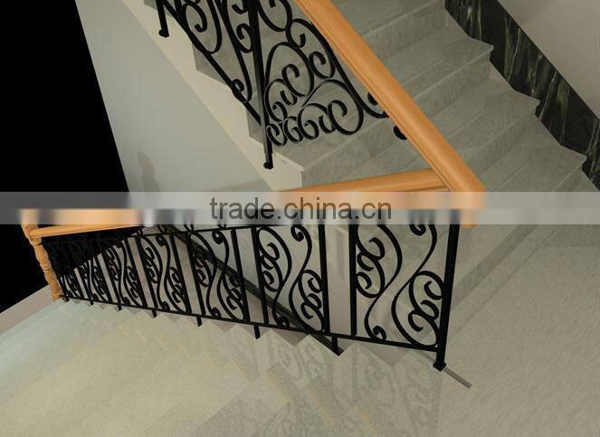 Top-selling outdoor artistic steel handrail