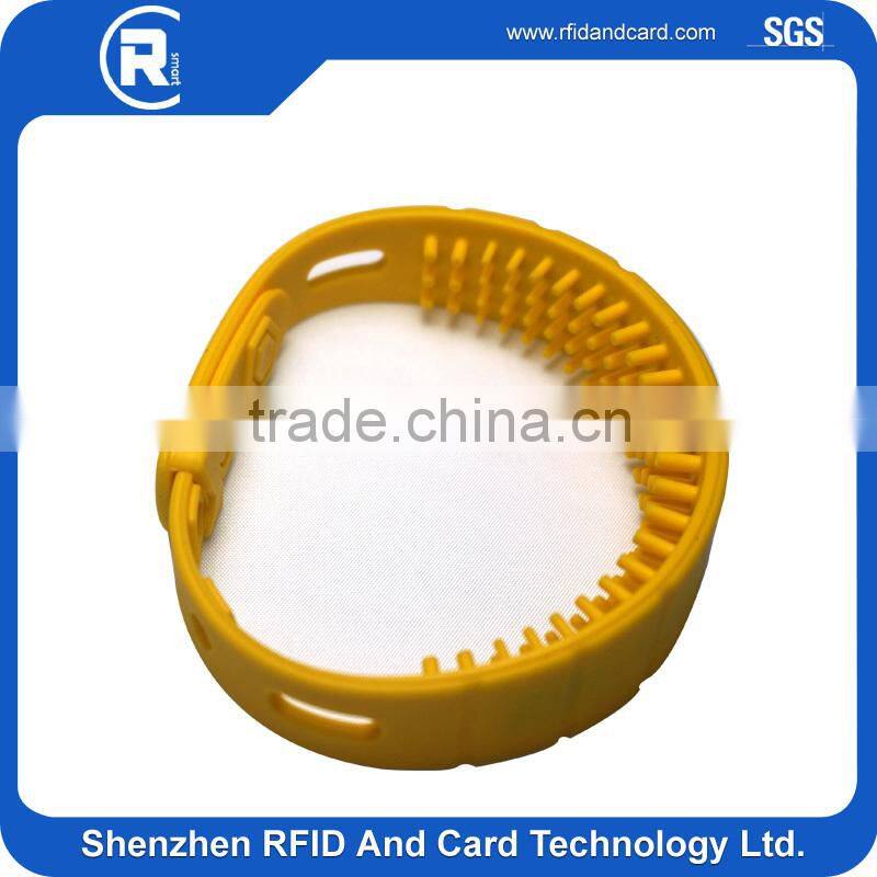 HF /UHF Rfid Silicone oval face Wristbands/ Rfid Bracelet