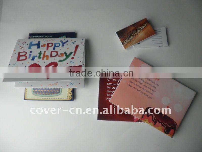 Newest Promotion gifts MP3 Postcards with USB