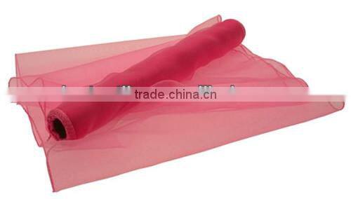 Red Organza Roll with Sewing Edge