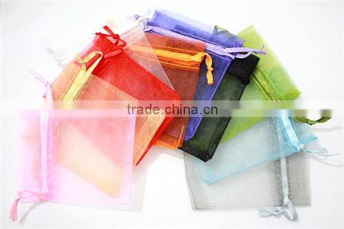 2014 High Quality Colorful Organza Bags