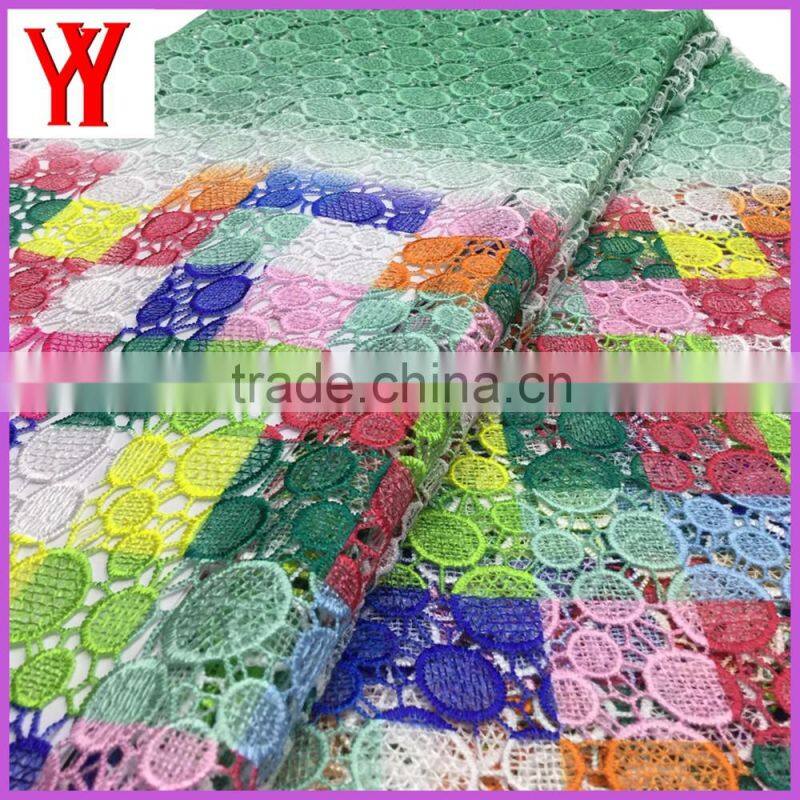 New arrival high quality cord lace fabric 2015 dubai fancy cord lace wholesale cord lace