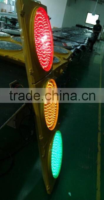 yellow shell & aluminum Housing LED Traffic Signal/RYG full ball road traffic lights