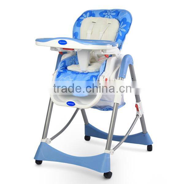 Hot Model Baby High Chairs with adjustable footrest and EN14988 certificate