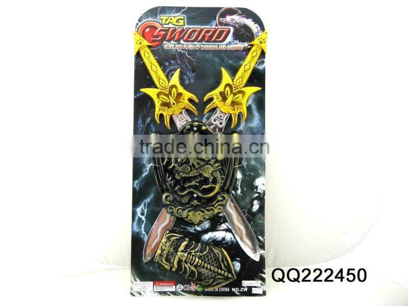 kids toy swords, weapon play set, plastic cheap toy swords for kids