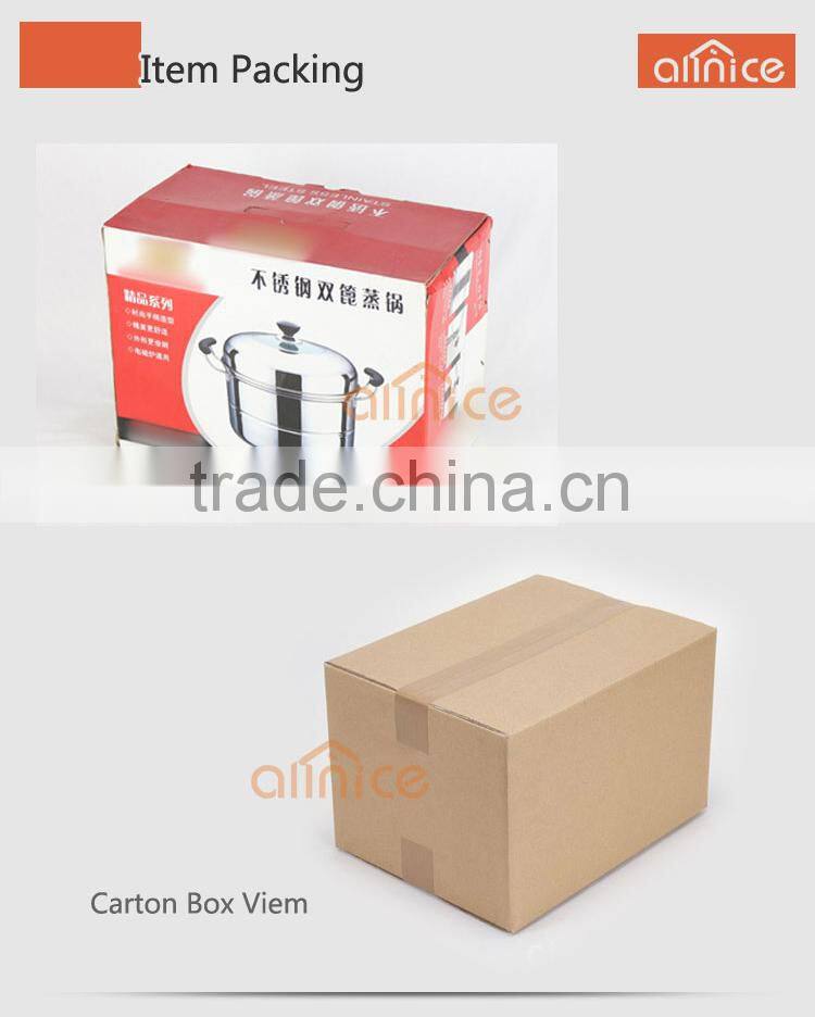 Allnice-30cm capsulated bottom stainless steel steamer pot