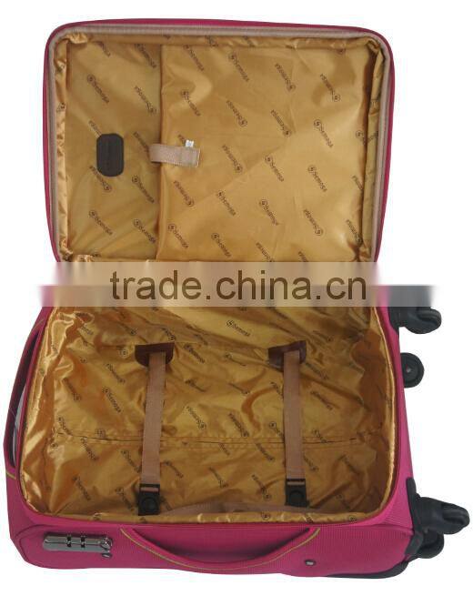 Fabric 1680D Pink Universal Wheeld Luggage High Quality Luggage