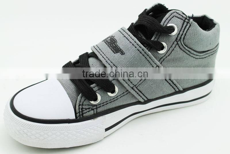 CHINA CASUAL FASHION VELCRO CANVAS SAFETY KID SHOE 2015