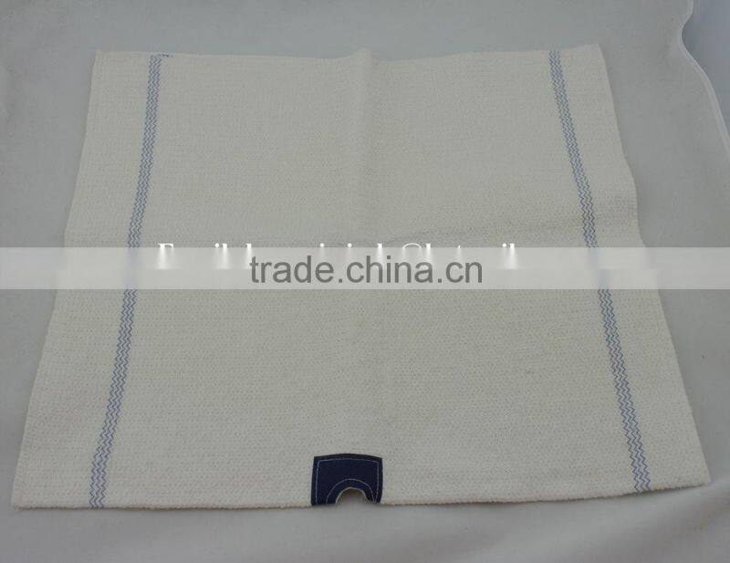 Stitch bonded nonwoven blue color 100%cotton floor towels