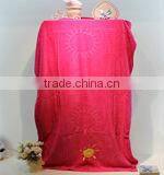 solid color jacquard beach towel