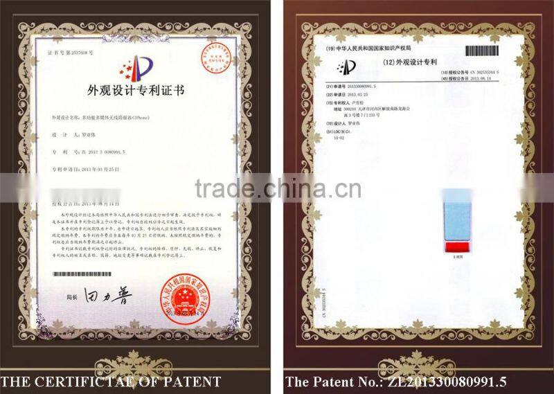 Black Wireless PowerPoint Presenter Remote Control with Air Mouse for Iphones