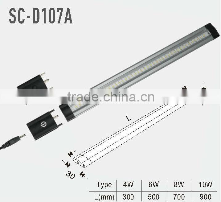 PC&Aluminum with Switched 12 volt led light strip(SC-D107A)