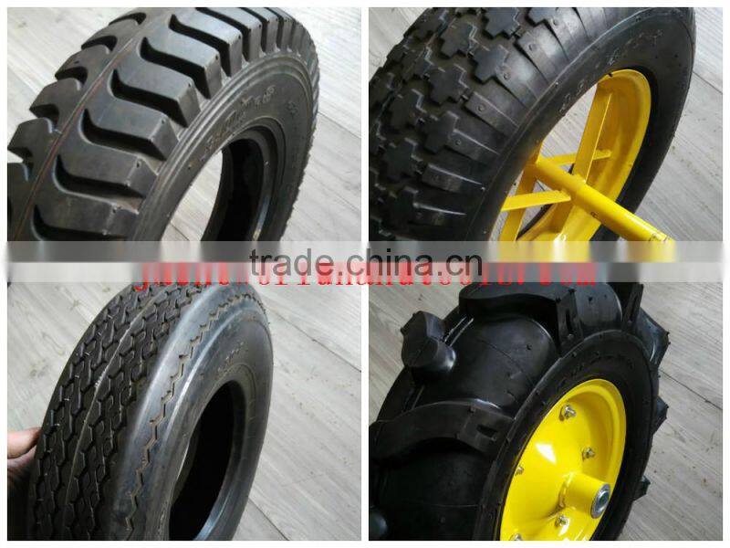 16 inch 4.00-8/4.80-8 wheelbarrow wheel with different color and pattern