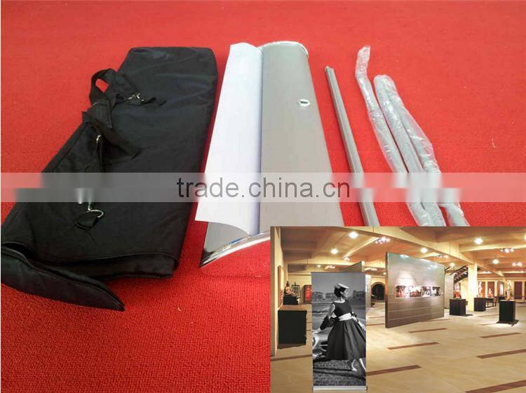 Aluminum promotion display system stand roll up banner