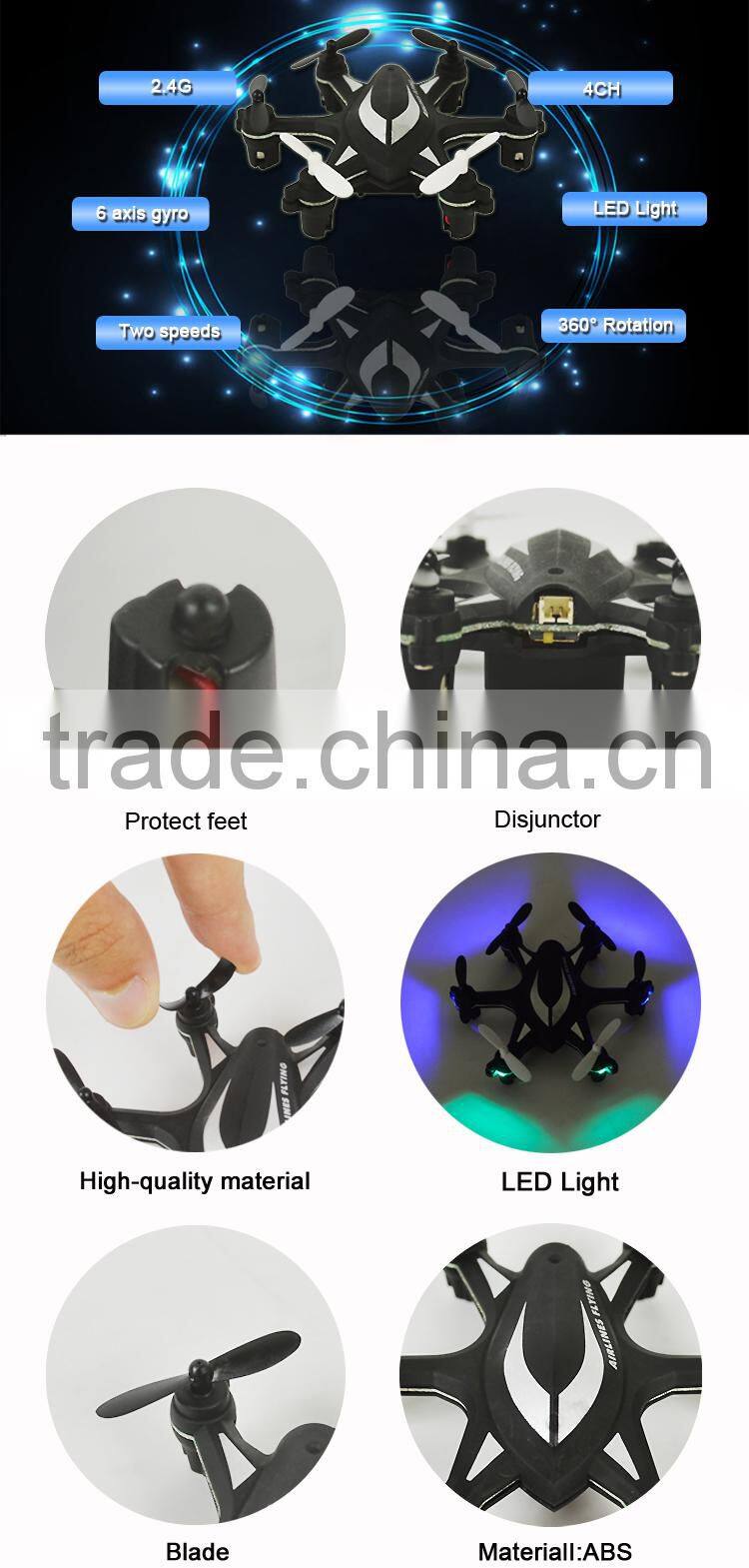 China suppliers easy to fly 2.4G 6 axis drone mini toys