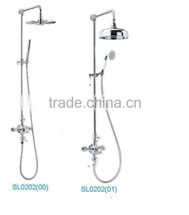 Bathroom Shower System Luxury Showerhead Thermostatic Valve