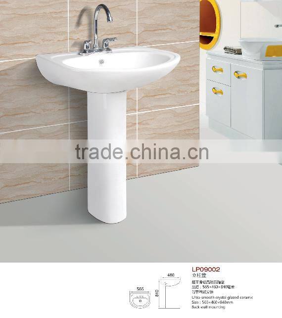 Ceramic Hand Wash Pedestal Basin For Bathroom toilet