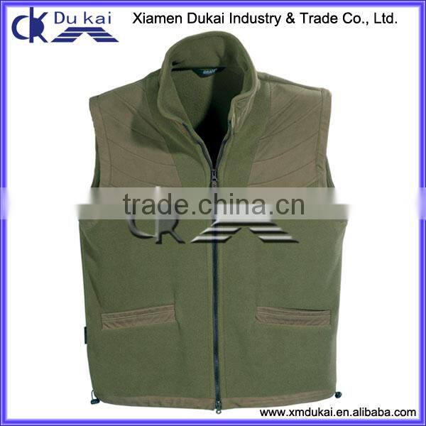men's fishing vest, polar fleece vest, sports vest for men