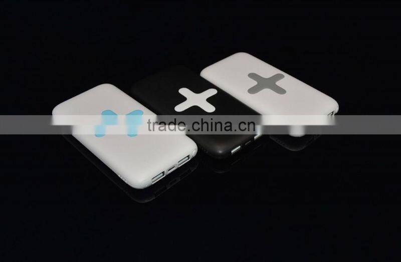 chines smart phone charger power bank 6000mah wireless charger