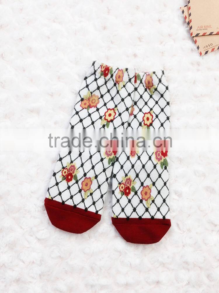 Anti-Bacterial lovely pattern high quality cartoon baby infant cotton socks