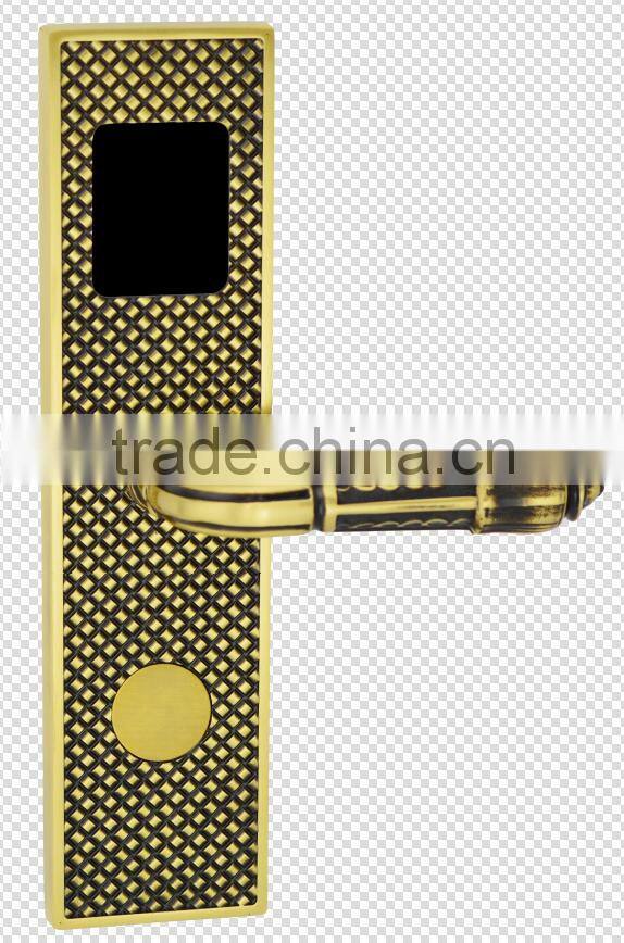 RFID card smart hotel copper forging door lock