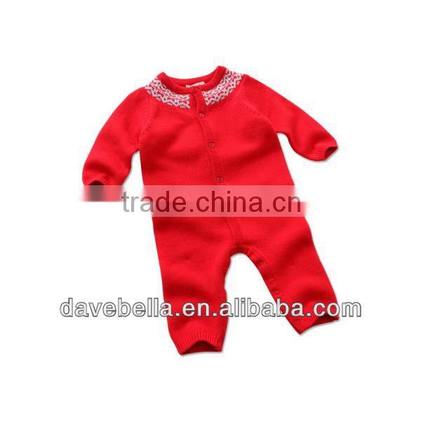 wholesale baby clothes cotton red coverall infant clothing