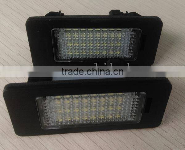 Super Bright E-Mmark LED license plate light led registration plate lamp led number license light for BMW F10/F18/F25