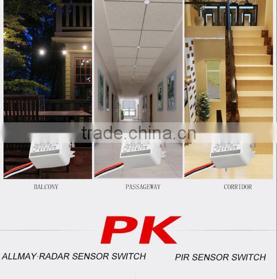 2015 hot selling sensor switch dc12V sensor switch 35W led light switch with motion sensor micro switch indoor sensor switch