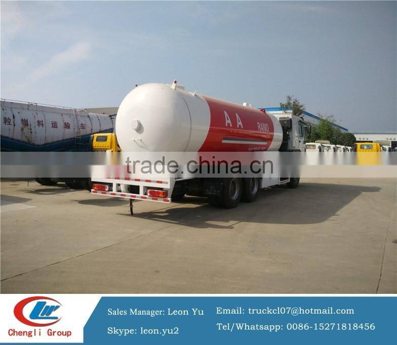 24CBM LPG distribution truck with tank for sale, LPG Gas Truck