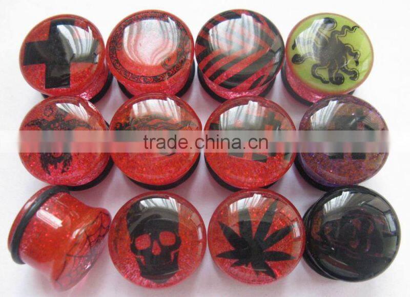 2015! most popular body jewelry uv plugs