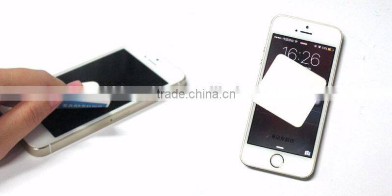 Customized Display Cleaner Sticker/Microfiber Adhensive Sticky Mobile Phone Screen Cleaner Wipe