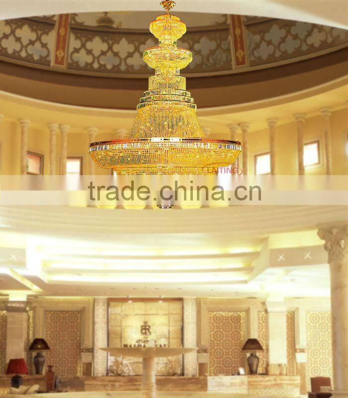Big Empire Hotel Lobby Crystal Chandelier