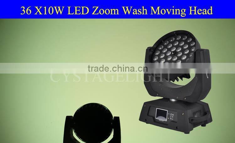 RGBW Zoom Moving Head LED 36X10W Light Wash