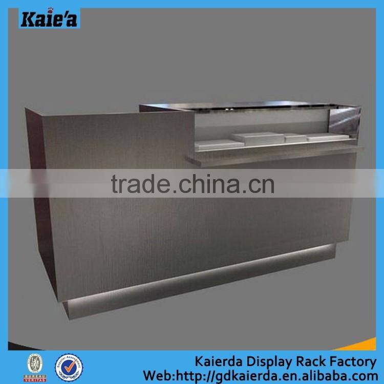 Office front checkout counter/wood checkout counter display furniture store