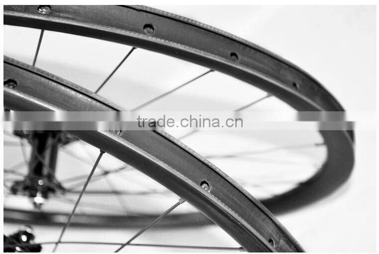 Carbon fiber mountain bike wheels dengfu 29er carbon MTB wheelset in UD matte finish